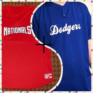 Nationals and Dodgers Baseball Jersey Bundle